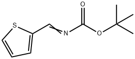 Carbamic acid, (2-thienylmethylene)-, 1,1-dimethylethyl ester (9CI) Structure