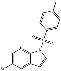1H-Pyrrolo[2,3-b]pyridine, 5-bromo-1-[(4-methylphenyl)sulfonyl]- Structure