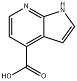 1H-PYRROLO[2,3-B]PYRIDINE-4-CARBOXYLIC ACID 구조식 이미지