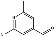 2-CHLORO-6-METHYLPYRIDINE-4-CARBOXALDEHYDE 구조식 이미지