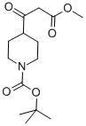1-BOC-BETA-OXO-4-PIPERIDINEPROPANOICACID메틸에스테르 구조식 이미지