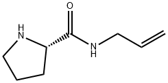 2-피롤리딘카르복사미드,N-2-프로페닐-,(2S)-(9CI) 구조식 이미지