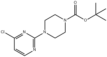 TERT-BUTYL 4-(4-CHLOROPYRIMIDIN-2-YL)PIPERAZINE-1-CARBOXYLATE Structure