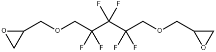 1,5-bis(2,3-epoxypropoxy)-2,2,3,3,4,4-hexafluoropentane  Structure