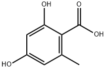 2,4-DIHYDROXY-6-METHYLBENZOIC ACID Structure