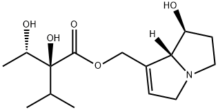 Butanoic acid, 2,3-dihydroxy-2-(1-methylethyl)-, (2,3,5,7a-tetrahydro- 1-hydroxy-1H-pyrrolizin-7-yl)methyl ester, [1S-[1alpha,7(2R*,3R*),7aal pha]]- Structure