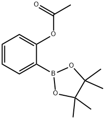 2-(4,4,5,5-TETRAMETHYL-1,3,2-DIOXABOROLAN-2-YL)PHENYL ACETATE Structure