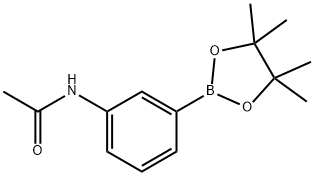 3-(4,4,5,5-TETRAMETHYL-1,3,2-DIOXABOROLAN-2-YL)ACETANILIDE Structure