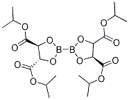 비스(디이소프로필-D-타르타르산염글리콜레이토)디보론 구조식 이미지