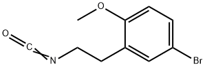 5-브로모-2-메톡시페네틸이소시아네이트 구조식 이미지