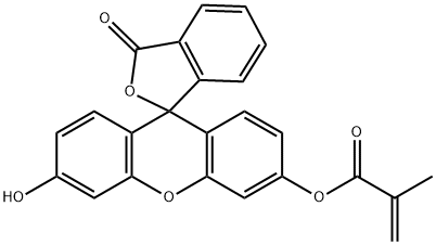 FLUORESCEIN O-METHACRYLATE  97 Structure