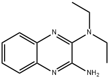 2-디에틸아미노-3-아미노퀴녹살린 구조식 이미지
