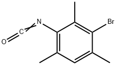 3-BROMO-2 4 6-TRIMETHYLPHENYL ISOCYANAT& 구조식 이미지