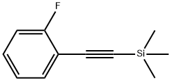 (2-FLUOROPHENYLETHYNYL)TRIMETHYLSILANE 구조식 이미지