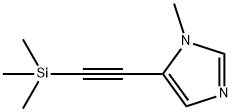 5-[(Trimethylsilyl)ethynyl])-1-methylimidazole Structure