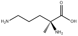 L-Ornithine, 2-methyl- (9CI) Structure