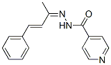 N-[[(E)-4-페닐부트-3-엔-2-일리덴]아미노]피리딘-4-카르복스아미드 구조식 이미지
