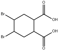 3,4-dibromohexahydrophthalic acid Structure