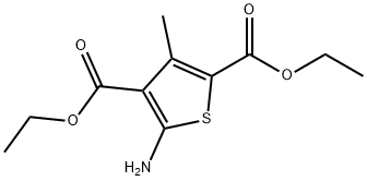 DIETHYL 5-AMINO-3-METHYL-2,4-THIOPHENEDICARBOXYLATE Structure