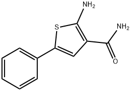 2-Amino-5-phenyl-3-thiophenecarboxamide Structure