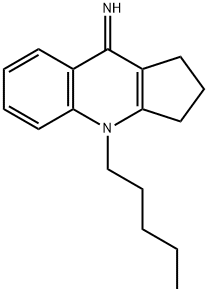 9H-Cyclopenta[b]quinolin-9-iMine, 1,2,3,4-tetrahydro-4-pentyl- Structure