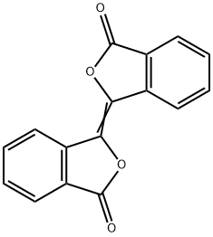 3-[3-Oxoisobenzofuran-1(3H)-ylidene]-1(3H)-isobenzofuranone 구조식 이미지