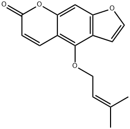 Isoimperatorin 구조식 이미지