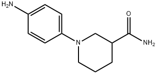 1-(4-aminophenyl)piperidine-3-carboxamide Structure