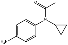 아세트아미드,N-(4-아미노페닐)-N-사이클로프로필- 구조식 이미지