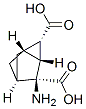 Tricyclo[2.2.1.02,6]heptane-1,3-dicarboxylic acid, 3-amino-, (1R,2R,3S,4S,6S)- 구조식 이미지