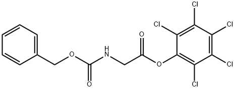 N-[(벤질옥시)카르보닐]글리신펜타클로로페닐에스테르 구조식 이미지