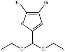 2-(diethoxymethyl)-4,5-dibromofuran Structure