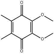 2,3-DIMETHOXY-5,6-DIMETHYL-P-BENZOQUINONE 구조식 이미지
