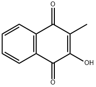2-hydroxy-3-methyl-1,4-naphthoquinone 구조식 이미지
