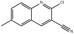 2-CHLORO-6-METHYLQUINOLINE-3-CARBONITRILE 구조식 이미지