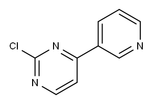 4-(3-Pyridyl)-2-chloropyrimidine 구조식 이미지