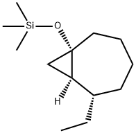 Silane, [[(1S,6S,7R)-6-ethylbicyclo[5.1.0]oct-1-yl]oxy]trimethyl- (9CI) 구조식 이미지