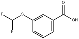 3-(DIFLUOROMETHYLTHIO)BENZOIC ACID, 97 Structure