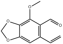 4-Methoxy-6-vinyl-1,3-benzodioxole-5-carbaldehyde Structure