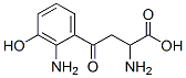 2-amino-4-(2-amino-3-hydroxyphenyl)-4-oxobutanoic acid Structure