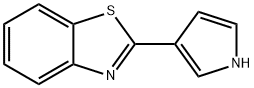 벤조티아졸,2-(1H-피롤-3-일)-(9Cl) 구조식 이미지