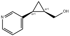 시클로프로판메탄올,2-(3-피리디닐)-,(1R,2S)-rel-(9CI) 구조식 이미지