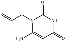 1-allyl-6-aminouracil  구조식 이미지