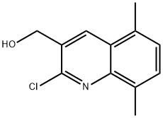 2-CHLORO-5,8-DIMETHYLQUINOLINE-3-METHANOL Structure