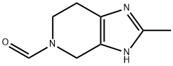 5H-Imidazo[4,5-c]pyridine-5-carboxaldehyde,  1,4,6,7-tetrahydro-2-methyl-  (9CI) 구조식 이미지