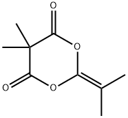 1,3-Dioxane-4,6-dione, 5,5-dimethyl-2-(1-methylethylidene)- 구조식 이미지