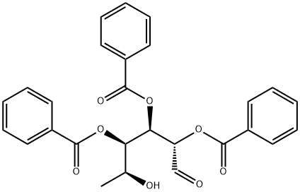 2,3,4-Tri-O-benzoyl-L-fucopyranose 구조식 이미지