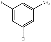 3-CHLORO-5-FLUOROANILINE Structure
