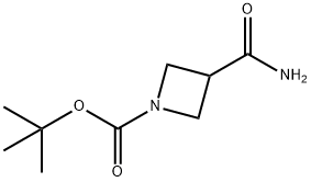 tert-butyl 3-carbaMoylazetidine-1-carboxylat 구조식 이미지