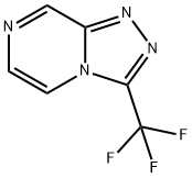 3-(Trifluoromethyl)-1,2,4-triazolo[4,3-a]pyrazine 구조식 이미지